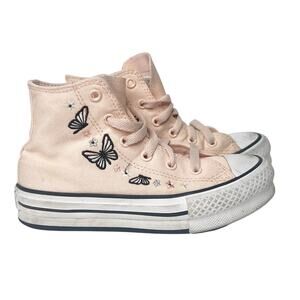 CONVERSE Chuck Taylor All Star EVA Lift Platform Sneakers Pink Kids Size US 1Y